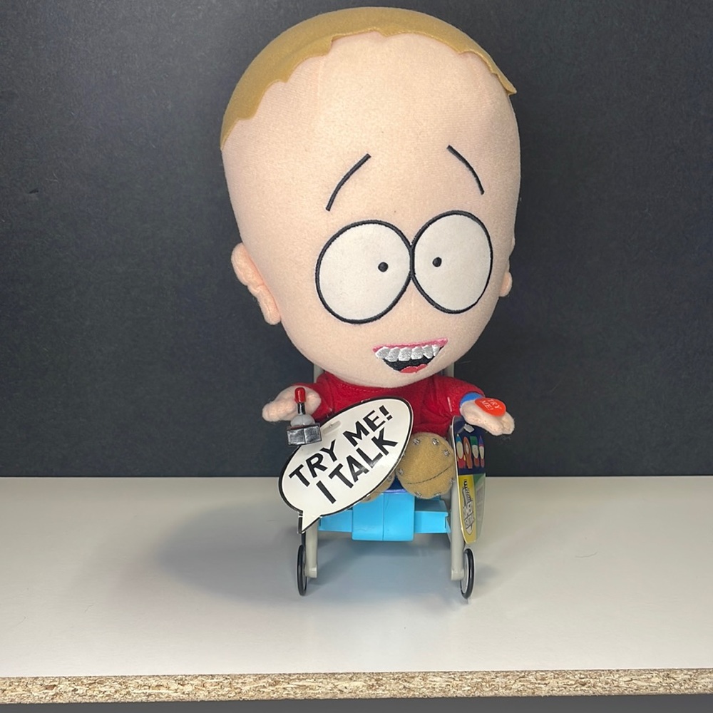South Park taking Timmy Plush Doll. NWT. From year 2000.